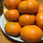 冬だしみかんたべよ。