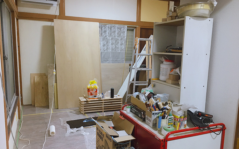 空き家を直してアルバイト付きシェアハウスに。Renovate  JapanのDIYボランティアに行ってきた。