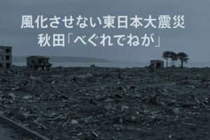 風化させない東日本大震災 ― 秋田「べぐれでねが」の挑戦