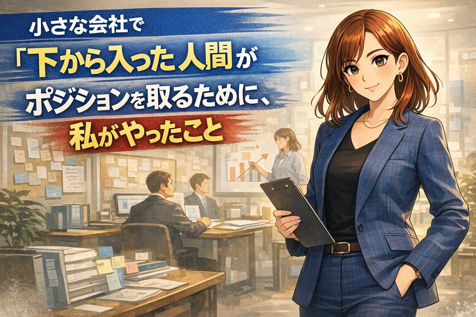 小さな会社で「下から入った人間」がポジションを取るために、私がやったこと