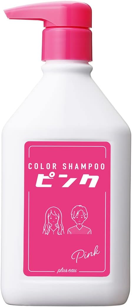 plus eau プリュスオー カラーシャンプー ブリーチヘア用 ピンクフルーティフローラルの香り 280ml