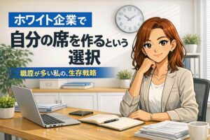 ホワイト企業で「自分の席」を作るという選択  ― 職歴が多い私の、生存戦略 ―
