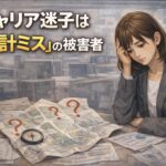 キャリア迷子は「設計ミス」の被害者