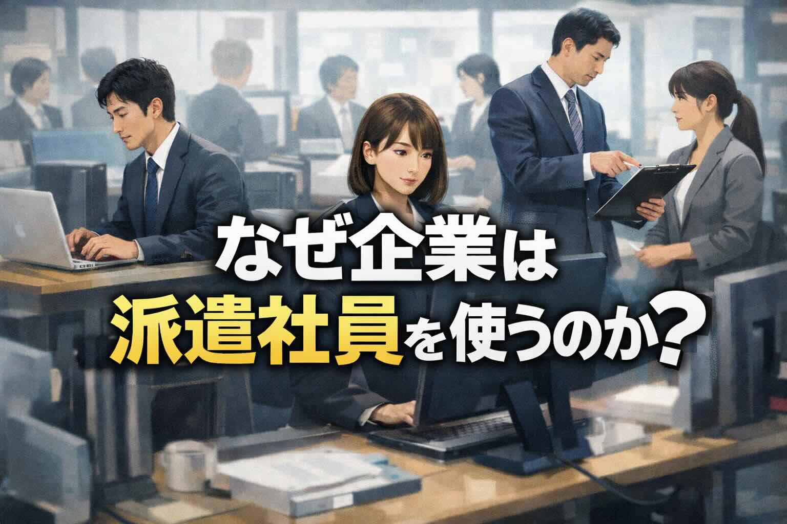 なぜ企業は、こんなにも派遣社員を使うのか
