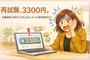 第一段階の効果測定に一度落ちて、放置してた話