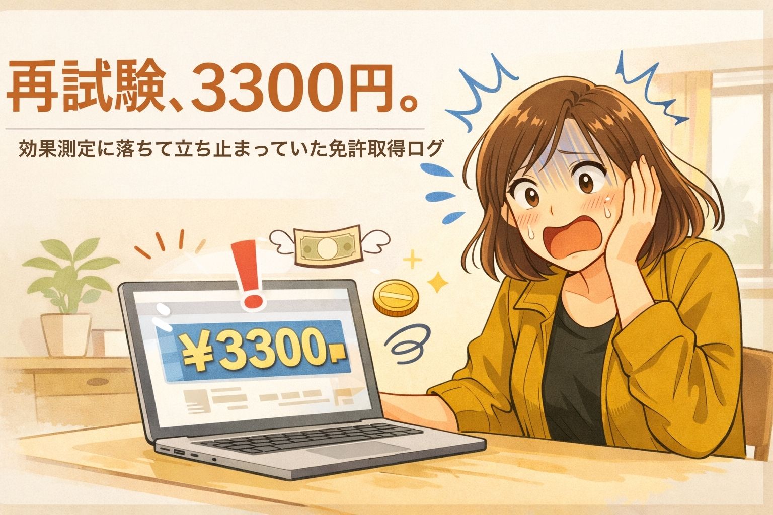 第一段階の効果測定に一度落ちて、放置してた話