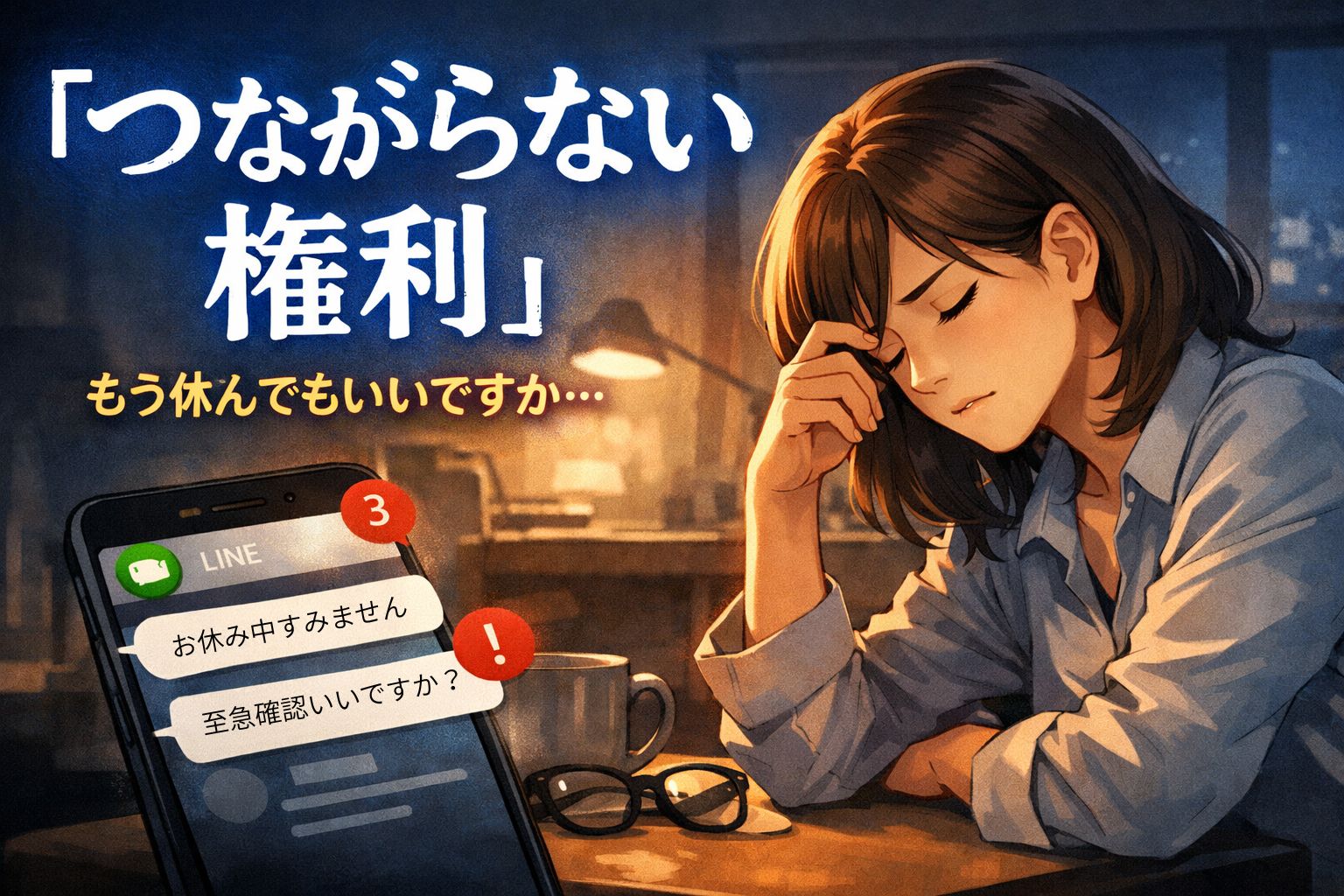 「つながらない権利」仕事時間外の連絡は、本当に「労働じゃない」のか