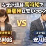 なぜ派遣は高時給で、直雇用は安いのか