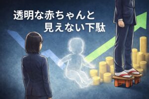 透明な赤ちゃんと、見えない下駄ー日本の男女賃金格差ー