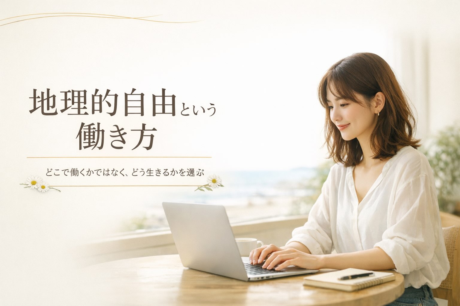 地理的自由が高い仕事とは?場所に縛られない働き方のつくり方