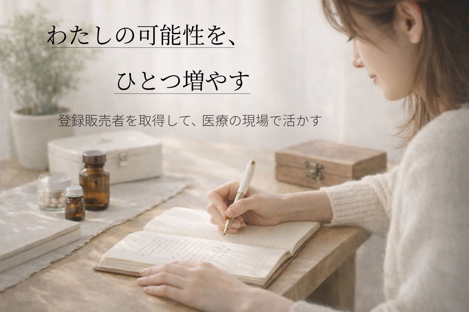 私が登録販売者を受ける理由とメリット