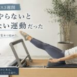 マシンピラティス3週間。「ちゃんとやらないと意味がない運動」だった