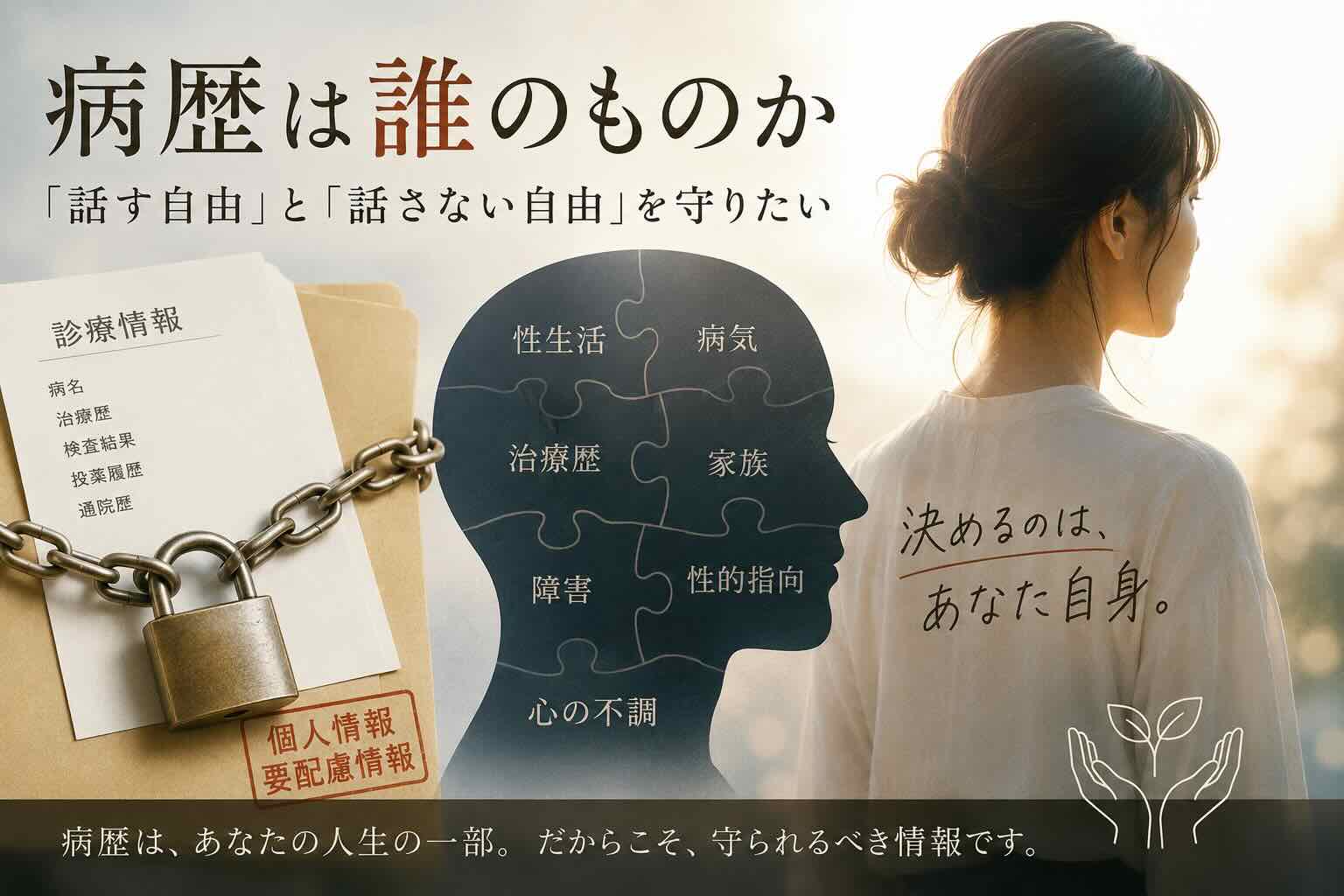 病歴はあなたの人生そのものだ ― 個人情報保護法改正案が問いかけるもの