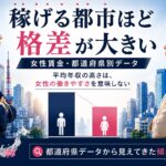 稼げる都市ほど広がる格差 都道府県データで見る女性賃金の現実——女性賃金・都道府県別データをヒートマップで可視化する